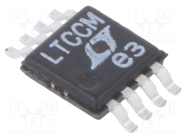 Operational amplifier; 50MHz; 2.8÷6V; Channels: 2; MSOP8; IB: 75pA