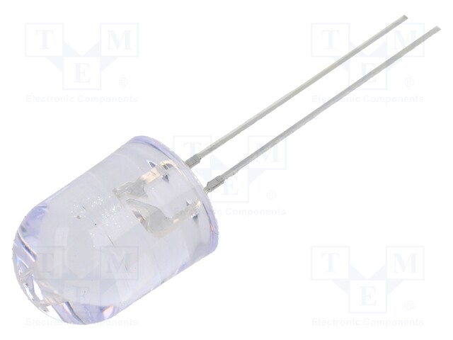 LED; 10mm; orange; 12000÷14400mcd; 30°; without flange