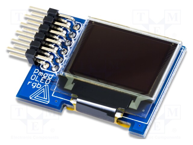 Pmod module; OLED display; SPI; SSD1331,UG-9664HDDAG01