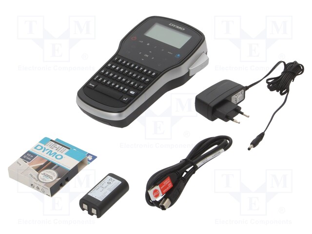 Label printer; Keypad: QWERTY; Display: LCD,graphical