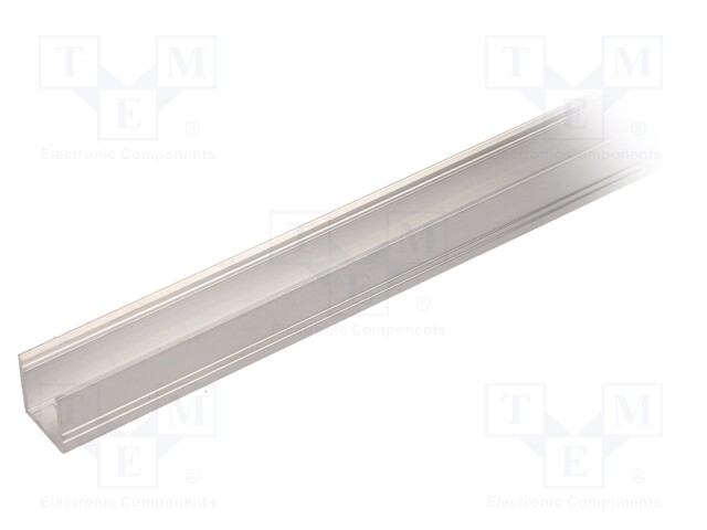 Profiles for LED modules; surface; natural; L: 2m; aluminium