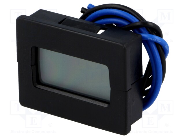 Counter: electronical; LCD; pulses; 999999; IP40; IN 1: contact