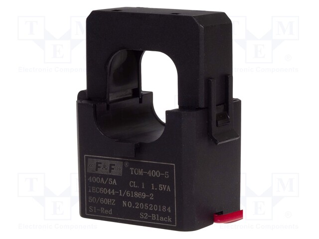 Current transformer; TOM; I AC: 400A; 1.5VA; IP20; Isec.wind.1: 5A