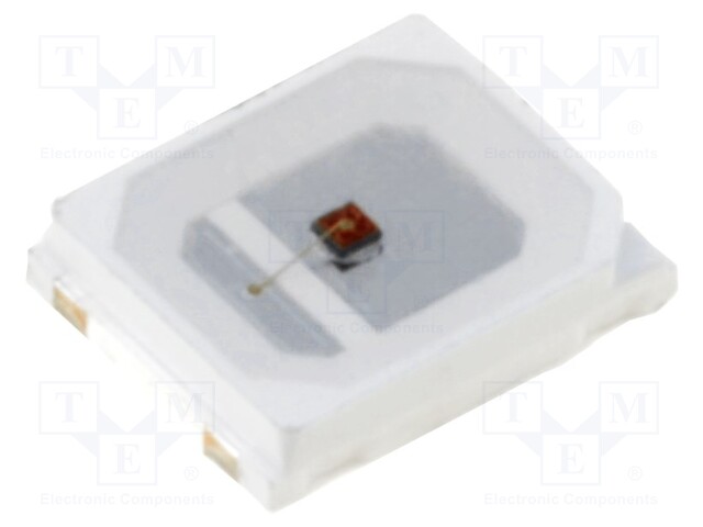 LED; SMD; 2835,PLCC2; red; 1700÷2200mcd; 2.8x3.5x0.75mm; 120°; 60mA