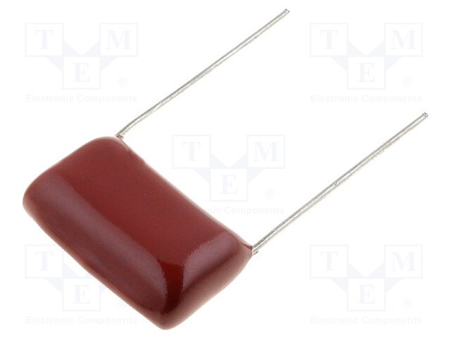 Capacitor: polyester; 1uF; 250VDC; 12.5mm; ±10%; 15.3x7x14mm; THT