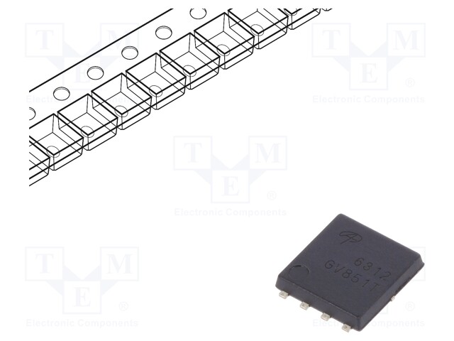 Transistor: N-MOSFET; unipolar; 30V; 83A; 20W; DFN5x6