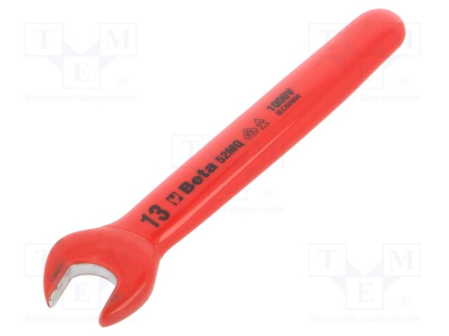 Wrench; insulated,single sided,spanner; 13mm; EN 60900,VDE