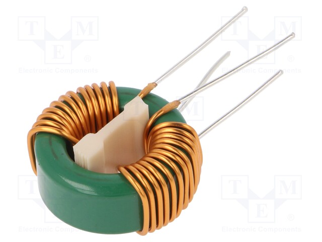 Inductor: wire; THT; 2.2mH; 10A; 10mΩ; 230VAC; 17x9mm; -20÷+50%