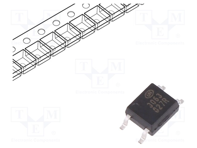 Optotriac; 3.75kV; triac; Mini-flat 4pin; Channels: 1