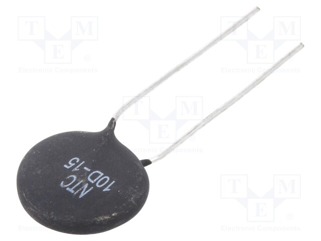 NTC thermistor; THT; 10Ω; 16.5mm; -55÷200°C