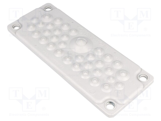 Multigate grommet; light grey; Holes no: 35; -40÷100°C; IP65