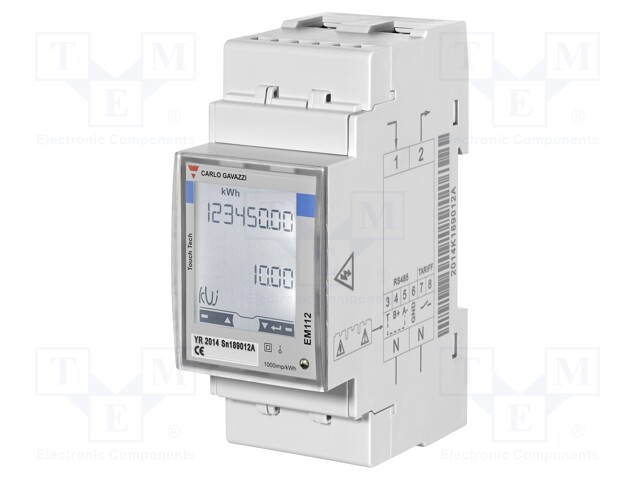 Electric energy meter; 230V; 100A; Network: single-phase; 45÷65Hz