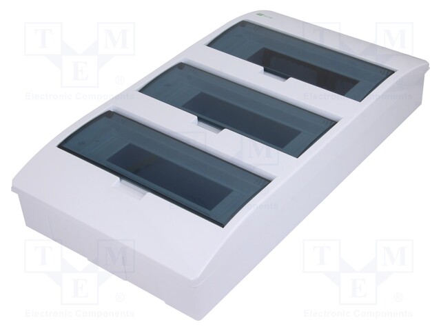 Enclosure: for modular components; IP40; white; No.of mod: 36