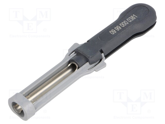 Tool: for demounting of terminals; terminals; 10mm2