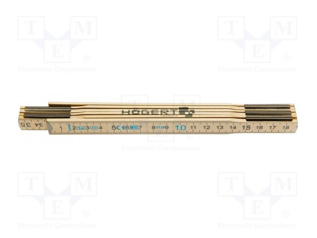 Folding ruler; L: 1m; Width: 16mm; Class: III