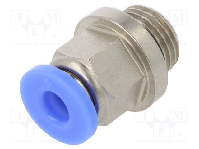 Push-in fitting; straight; G 1/8"; -0.95÷15bar; 4mm