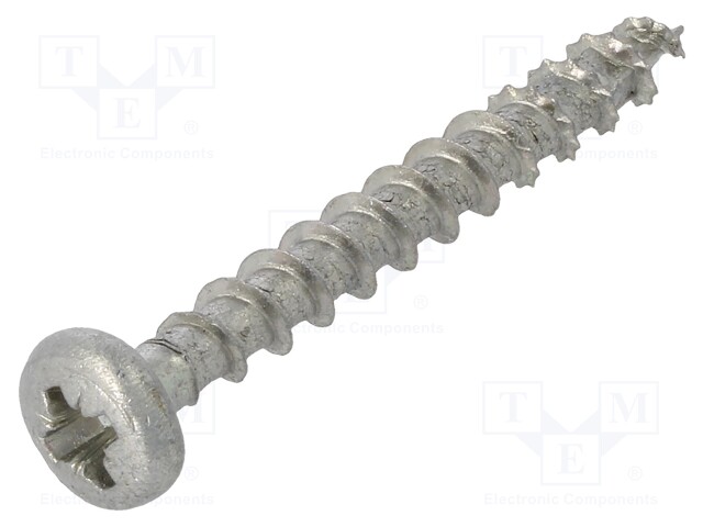 Screw; SPAX®; 6x50; Head: cheese head; Pozidriv; steel; zinc; BN: 615