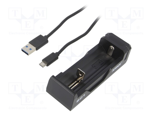 Charger: for rechargeable batteries; Li-Ion; 2A
