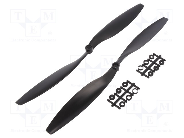 Propeller; black; Pcs: 2; Number of blades: 2; Ø: 12"