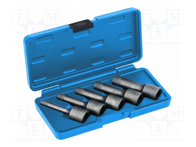 Kit: screw extractor; 5pcs.