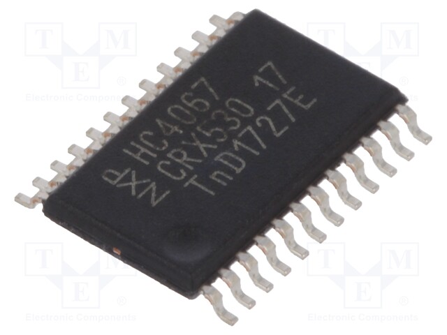 IC: digital; demultiplexer/multiplexer; Channels: 16; SMD; TSSOP24