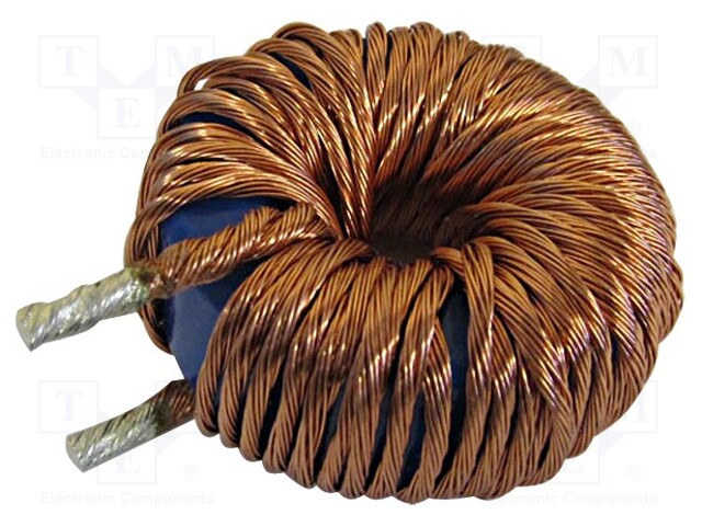 Inductor: wire; THT; 100uH; 30A; 9.66mΩ