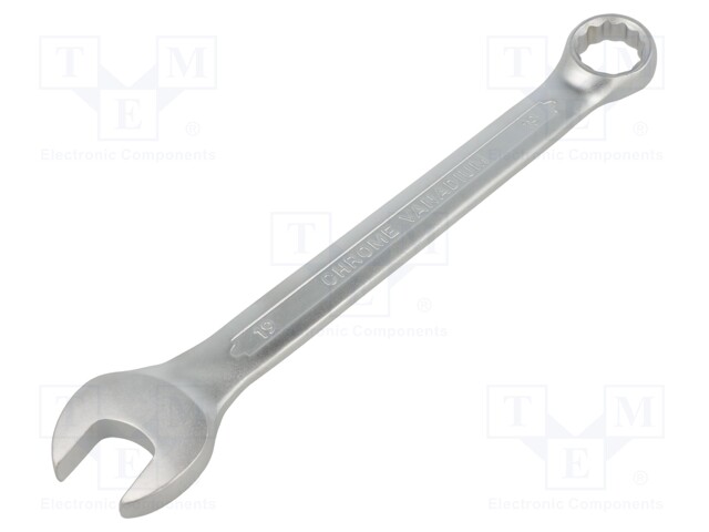 Wrench; combination spanner; 19mm; Overall len: 230mm; DIN 3113