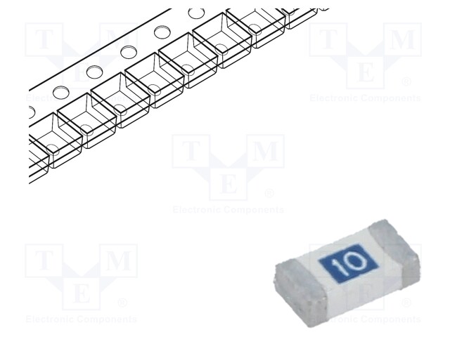 Fuse: fuse; quick blow; 10A; 32VDC; SMD; ceramic; Case: 1206; 501