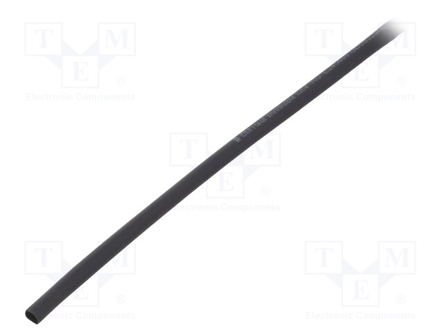 Heat shrink sleeve; glueless; 2: 1; 3.2mm; L: 1m; polyolefine