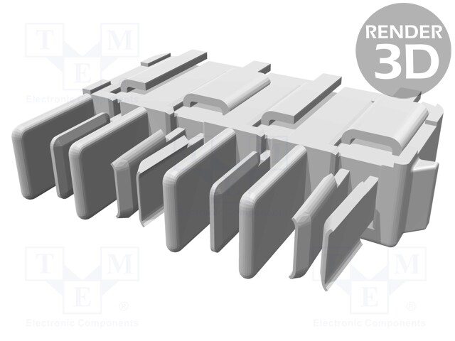 Connector: PCB to PCB; PIN: 4; nickel plated,tinned; 6A; SMT