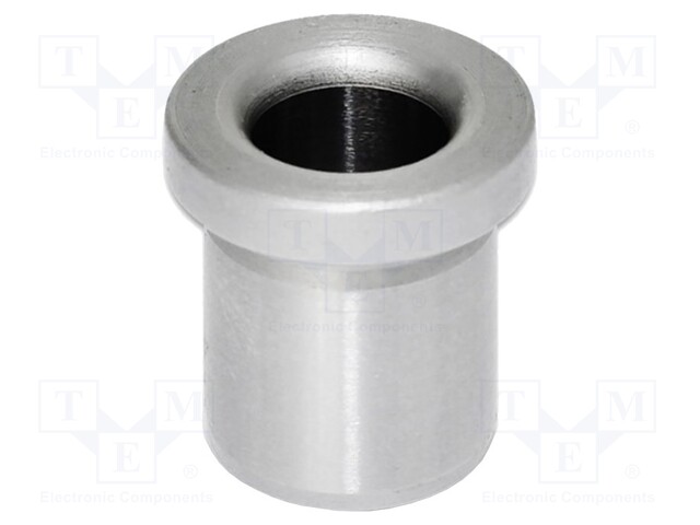 Guide bushing; hardened steel; Ø: 10mm; Flange dia: 13mm; DIN: 172