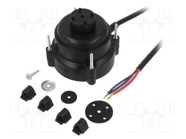 Motor: EC; 1400rpm; 12W; 230VAC; 100mA; Bearing: ball bearing; IP65