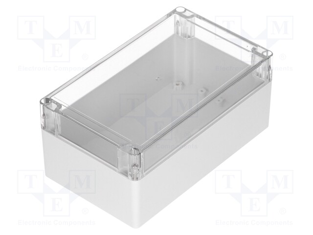 Enclosure: multipurpose; X: 120mm; Y: 200mm; Z: 90mm; polycarbonate