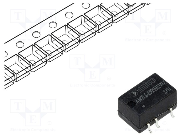 Converter: DC/DC; 2W; Uin: 4.5÷5.5V; Uout: 5VDC; SMD; 1.4g; AM2LS-JZ