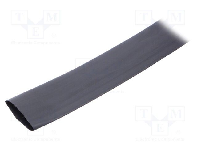 Heat shrink sleeve; glueless; 2: 1; 38mm; L: 50m; black