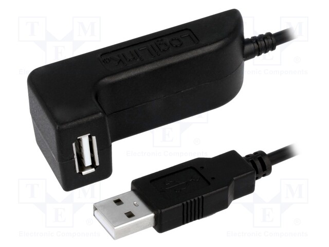 Cable; USB 2.0; USB A socket,USB A plug; nickel plated; 1.5m