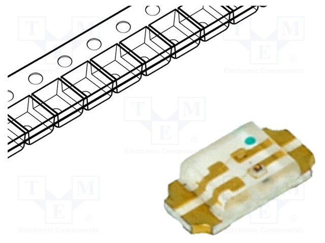 LED; SMD; 1206; red/green; 3.2x1.6x0.9mm; 120°; 1.8÷2.6/2.6÷3.6V