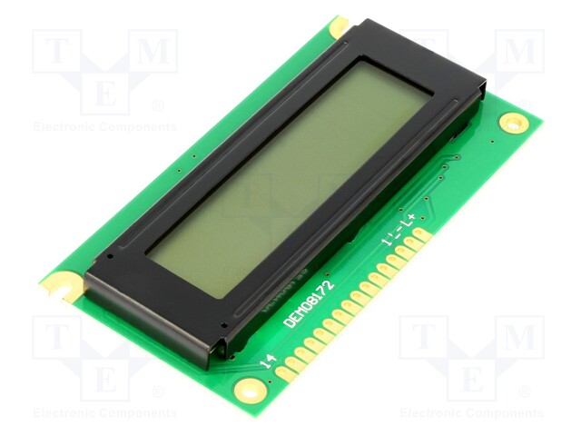 Display: LCD; alphanumeric; STN Positive; 8x1; 84x44x10.5mm; LED