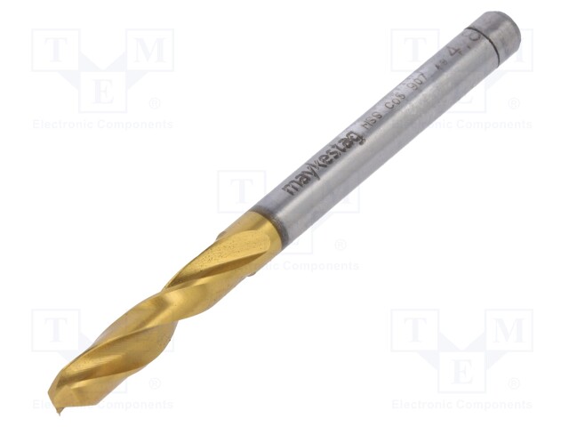 Drill bit; for metal; Ø: 4.8mm; L: 62mm; HSS-CO; film,separately