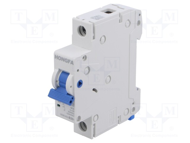 Circuit breaker; 230/400VAC; Inom: 20A; Poles: 1; Charact: B; 4.5kA