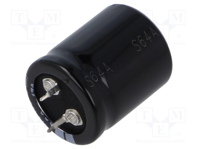 Capacitor: electrolytic; SNAP-IN; 470uF; 200VDC; Ø25.4x30mm; ±20%