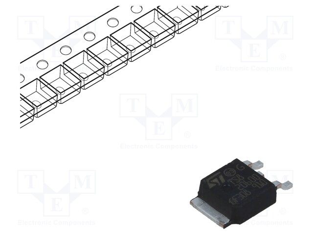 Thyristor; 600V; 5A; 8A; 5mA; SMD; DPAK