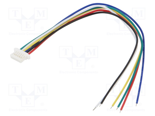 PIN: 6; RC accessories: cable; 120mm; JST SH; 28AWG