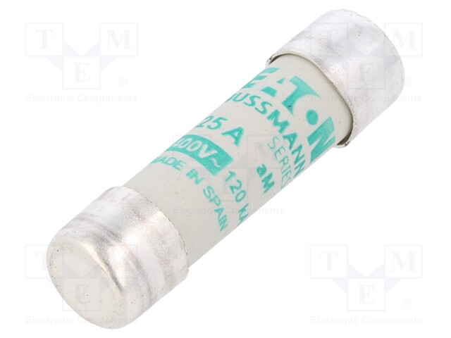 Fuse: fuse; aM; 25A; 400VAC; ceramic,cylindrical,industrial