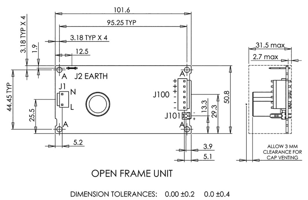 Power supply: switched-mode; open; 120W; 85÷265VAC; OUT: 1; 36VDC