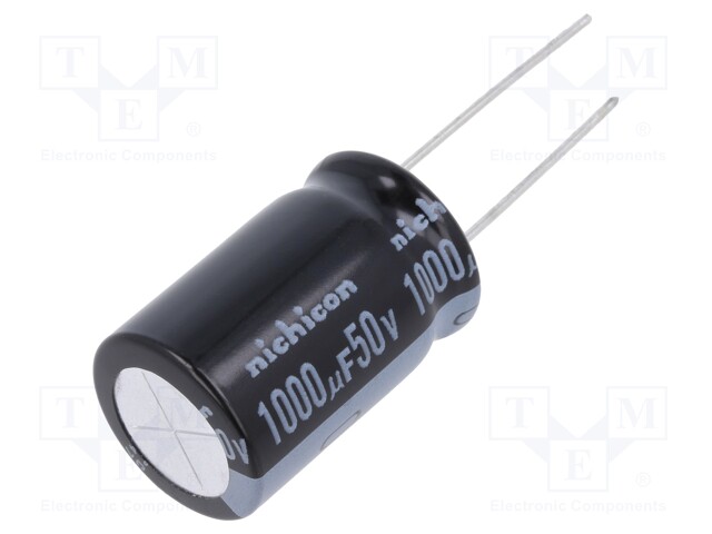 ALUMINUM ELECTROLYTIC CAPACITOR, 1000UF, 50V, 20%, RADIAL