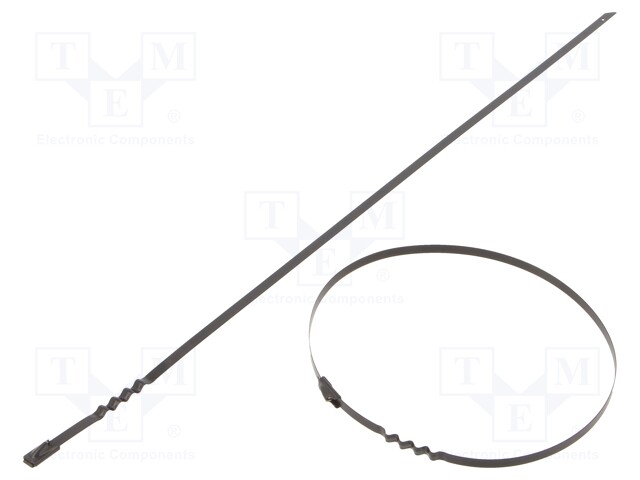 Cable tie; L: 360mm; W: 4.6mm; acid resistant steel AISI 316; 445N