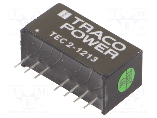 Converter: DC/DC; 2W; Uin: 9÷18V; 15VDC; Iout: 134mA; SIP8; 4.5g