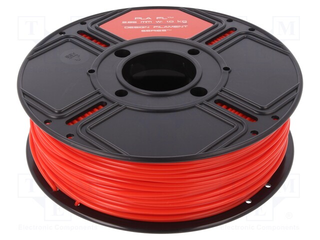 Filament: PLA FL; 2.85mm; red; 1kg; 100°C