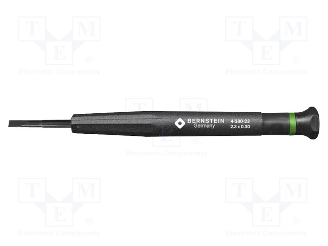 Screwdriver; slot; precision; 2,3x0,4mm; Blade length: 17mm